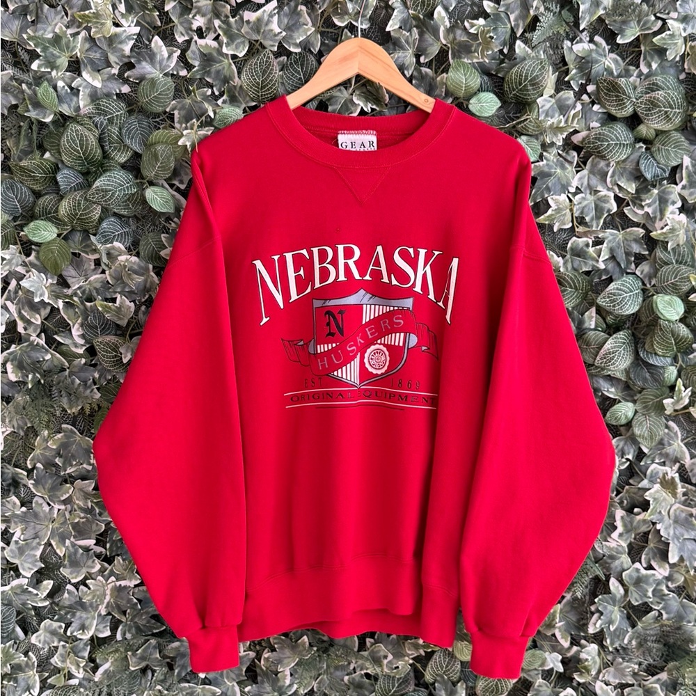 90s Nebraska Huskers Crewneck Sweater